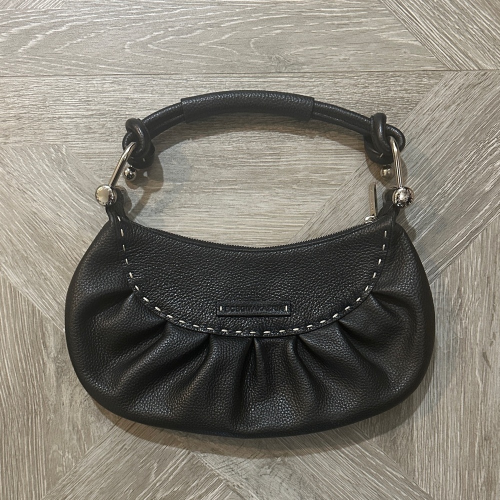 BCBG Black Leather Handbag